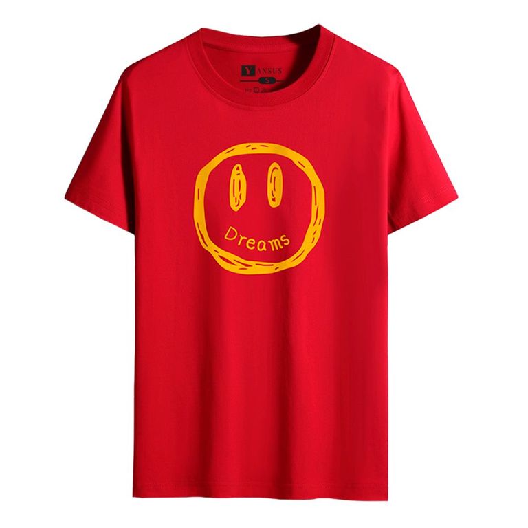 Polo Hombre Rojo Estampado