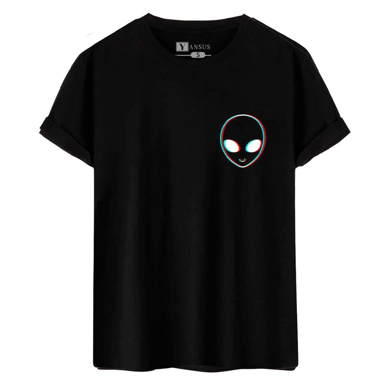 Polo Hombre Negro Ovni