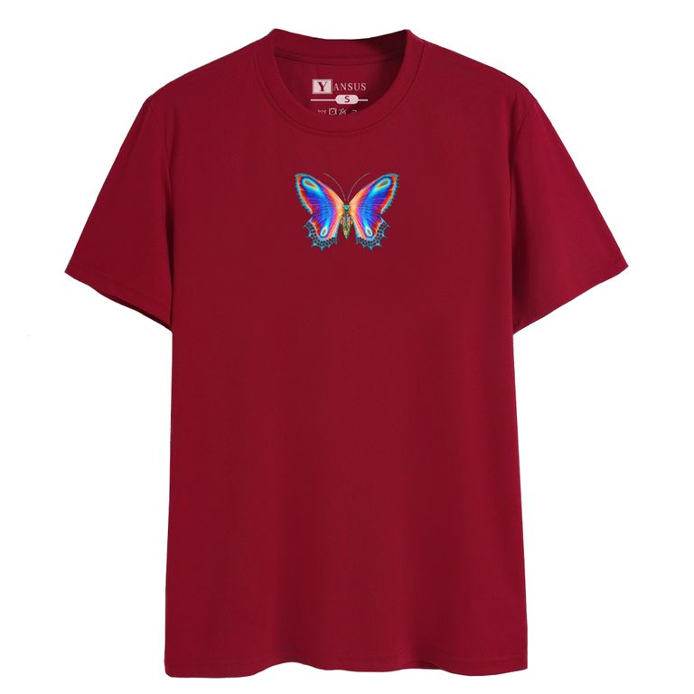 Polo Hombre Rojo Mariposa