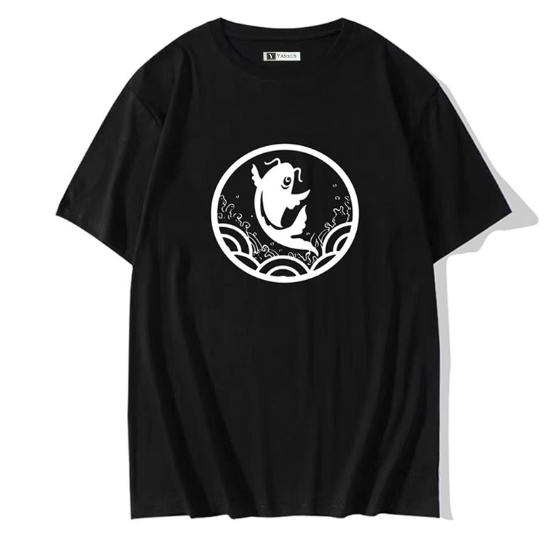 Polo Hombre Estampado Pez