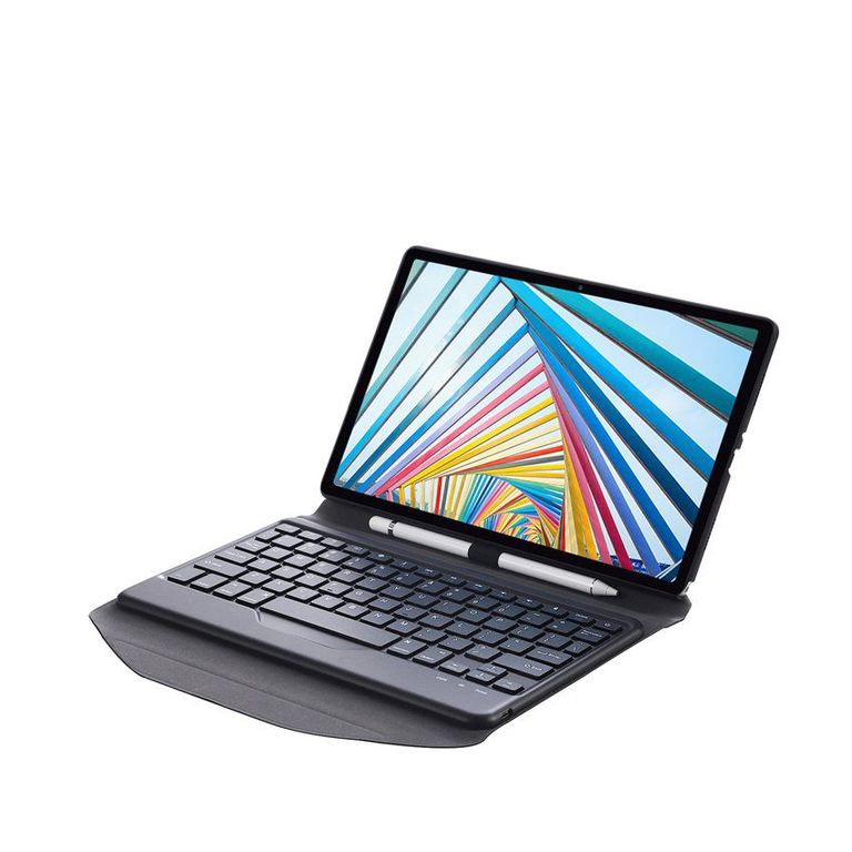 Funda con teclado bluetooth para lenovo m10 plus tb-125fu