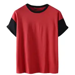 YANSUS - Polo Hombre Bicolor Rojo Negro