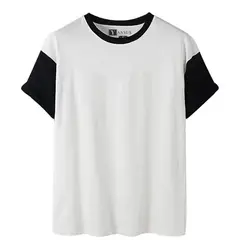 YANSUS - Polo Hombre Bicolor Blanco Negro