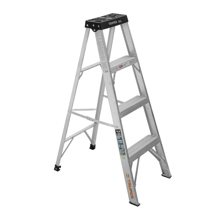 Escalera Tijera 3 Peldaños Capacidad De Carga 150 Kg