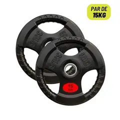 XTREME SPORT - Discos Olímpicos par de 15kg de caucho