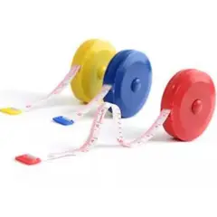 GENERICO - 3 Und. Cinta Metrica Retráctil Pro Alta Calidad 1.5 Mts,