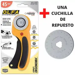 OLFA - Cortadora De Tela Manual Original Cuchilla Circular