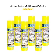 SCHUBERT - 6 Limpiadores Multiusos 650ml -