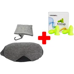 GENERICO - Kit para dormir o descansar: antifaz + tapones