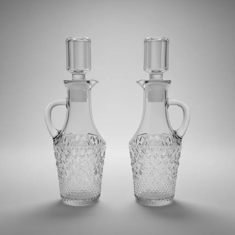 Set x 2 cafeteros / aceiteros / vinagreras / alcuzas 200 ml