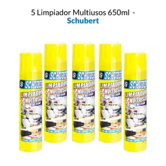 SCHUBERT - 5 Limpiadores Multiusos 650ml -