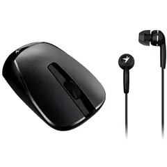 GENIUS - Mouse Inalambrico MH-7018 Audifonos In Ear