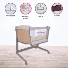 EBABY - Cuna Colecho para Bebés «MARION» Beige