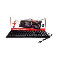 GENIUS - Teclado Smart KB 102 Cableado Para Pc Resistente
