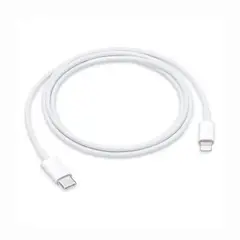 APPLE - Cable de USB-C a Conector Lightning 1m - Blanco.