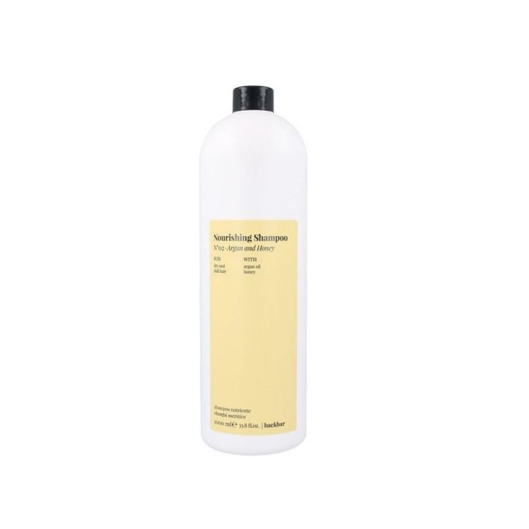 Shampoo Nutritivo Back Bar Con Argan y Miel 1000ml