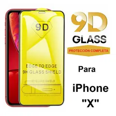 GENERICO - Iphone - mica vidrio 9d cubre toda la pantalla iphone x // xs