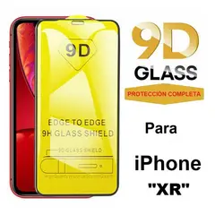 GENERICO - Iphone - mica vidrio 9d cubre toda la pantalla iphone xr
