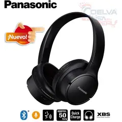 PANASONIC - RB-HF520B Audífono Bluetooth con Micrófono Hasta 50 horas