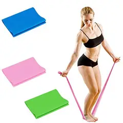 ALPHA GYM - Set de 3 Bandas elásticas abiertas por niveles para yoga
