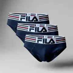 FILA - Pack x3 Trusa Hombre Azul Marino