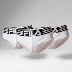 FILA - Pack x3 Trusa Hombre Blanco