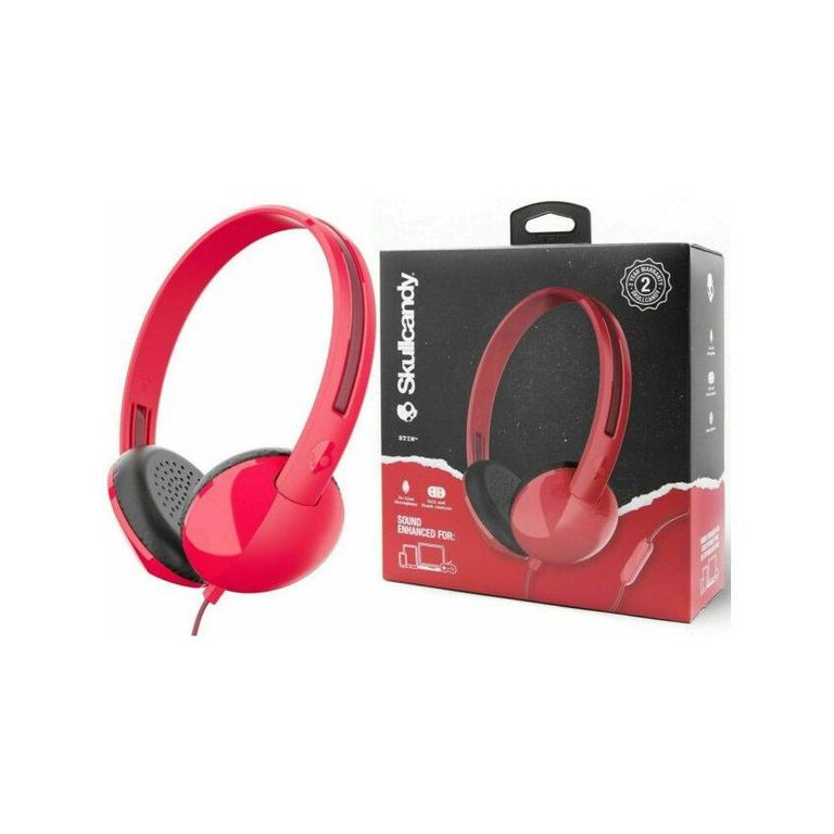 Audífonos con micrófono stim supreme sound - rojo