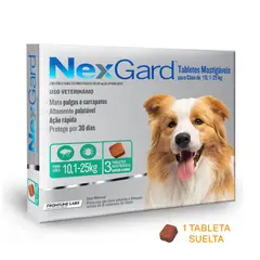 NEXGARD - L 68mg (10 a 25 kg) x 1 tableta suelta
