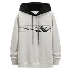 YANSUS - Polera Hombre Capucha Estampado