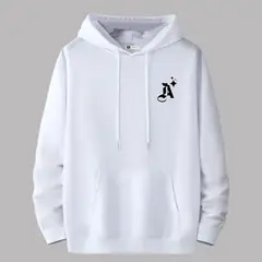 YANSUS - Polera Hombre Blanco Estampado Letra