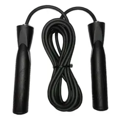 GENERICO - Soga para Saltar con Rodaje Angtop Negro