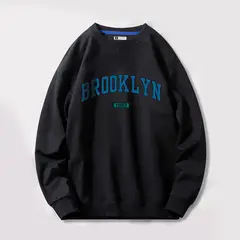 YANSUS - Polera Hombre Negro estampado Brookyn