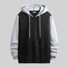 YANSUS - Polera Sudadera Con Capucha Y Cierre NegroGris