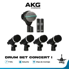 AKG - DRUM SET CONCERT I SET DE MICROFONOS GAMA ALTA