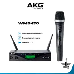 AKG - WMS470 VOCAL SET D5 SIST PRO MICROFONO INALAMB DE MANO