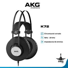 AKG - K72 AUDIFONO DE ESTUDIO