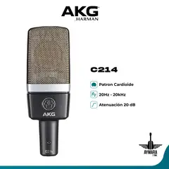 AKG - C214 MICROFONO CONDENSADOR DE ESTUDIO