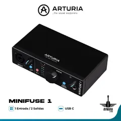 ARTURIA - MINIFUSE 1 BLACK INTERFAZ