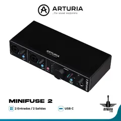 ARTURIA - MINIFUSE 2 BLACK INTERFAZ