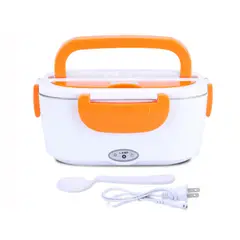 GENERICO - Lonchera Taper Electrico para Calentar Alimentos - Naranja