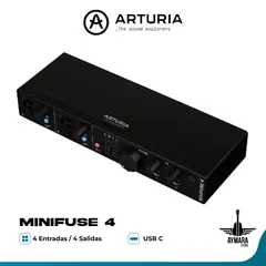 ARTURIA - MINIFUSE 4 BLACK INTERFAZ