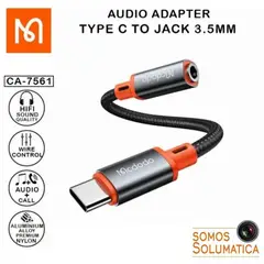MCDODO - Cable De Audio - Adaptador Tipo C a 35mm Hembra -