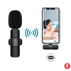 HOCO - Microfono Inalambrico Solapero Pechero 2 en 1 Celular Android