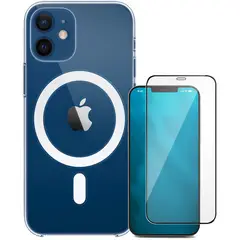 CASE - Funda Clear con Magsafe para iPhone 12 Transparente