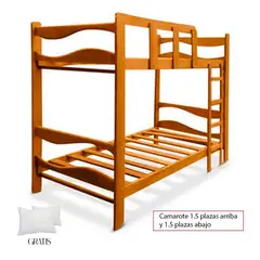 GENERICO - Camarote 1 Plaza 1/2 Arriba y 1 Plazas 1/2 Abajo + Gratis Almohada