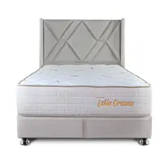 COLCHONES LATIN DREAMS - Dormitorio Bali 2 Plz con Cajones + 2 Almohadas Visco + Protector