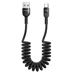 MCDODO - Cable Usb Tipo C Carga Rapida - Espiral Para Auto -