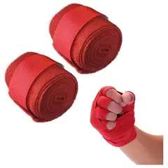 GENERICO - Vendas para box 5mts semielásticas rojas