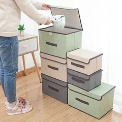 GENERICO - Organizador elegante caja de almacenamiento multifuncional Color Beige
