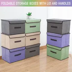 OEM - Organizador de almacenamiento plegable a prueba de polvo color Lila